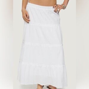 Edikted white  Tiered Skirt